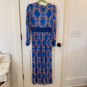 Brand new Sandro Paris blue floral dress
